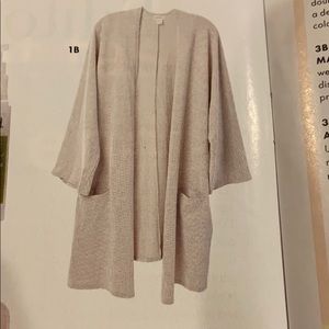 Donni. Ribbed Sweater Coat Cardigan